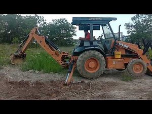 Backhoe case 580 Super L tes pawer