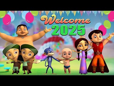 Super Bheem - Welcome 2025 | New Year Special Cartoons | Animation for Kids | Happy New Year