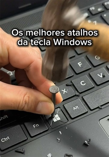 Os melhores atalhos da tecla Windows no computador . . . #computertips #pctips #windows #dicas #truques