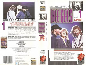 Bee Gees - Bee Gees Live - One For All Tour - Vol 1