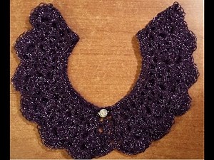 Colletto gioiello all'uncinetto - Tutorial uncinetto