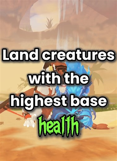 Top Creatures with Highest Base Health in Roblox Sonaria