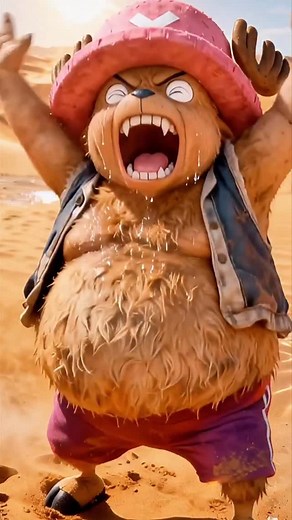 Chopper, just want watermelon but Luffy doesn’t give him 🍉#luffy #kid #training #naruto | The KID