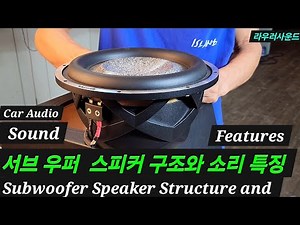 서브 우퍼 스피커 구조와 소리 특징, 포칼 유토피아 10wm 우퍼nq5 장착. Subwoofer Speaker Structure and Sound Features Focal10wm