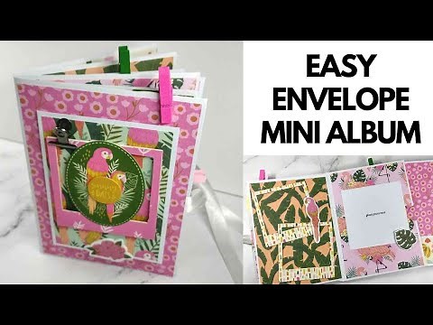Tutorial | Easy Envelope Mini Album with Pocket Pages
