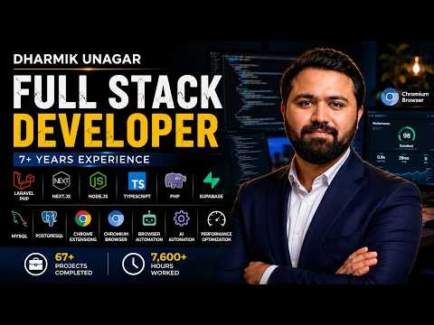 Full Stack Developer Portfolio || Web || AI Automation || Chrome Extensions || Chromium Browser