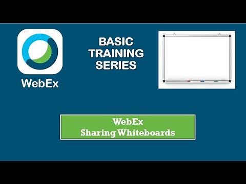 WebEx Training: Sharing Whiteboards