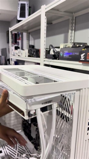 White full set pc #rtx #pcbuild #gaming #butifyoucloseyoureyes