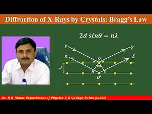 X-Ray Diffraction by Crystals Lecture 9 : Bragg's law