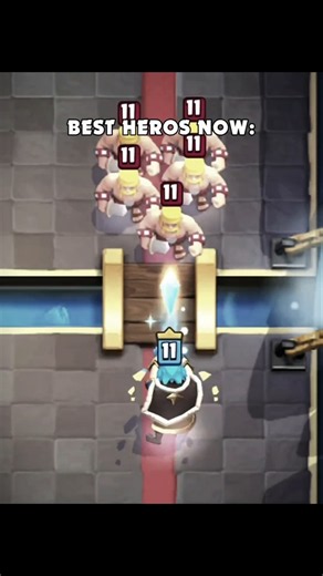 Best Heros in prime clash royale pt1 #shorts #clashroyale #heros