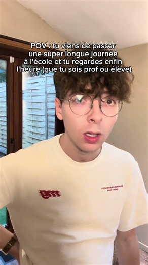 POV : tu viens de passer une longue journée en cours & tu regardes enfin l'heure (prof ou élève😭🫪)
