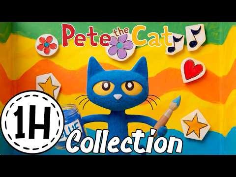 Pete The Cat's Groovy Imagination 1 HOUR Collection | Read Aloud Story Book | KittyCatCollection