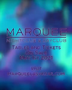 3.4K views · 51 reactions | Marquee Nightclub & Dayclub is BACK! 朗 Tickets and tables for Marquee Nightclub and Dayclub will be on sale starting Saturday, May 1st! All ticket holders will have a seated area inside the venue and all safety measures will be followed as we continue to work with all state guidelines to ensure a safe and enjoyable experience. Visit marqueelasvegas.com/events to purchase TODAY! | Marquee Las Vegas | Facebook