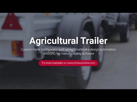 DriveWorks Pro Configurator Example - Agricultural Trailer | BEACON