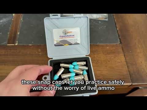 Pro Dummy Rounds Snap Caps-Reusable 9mm&12GA Training Rounds for Safe Dry Fire Practice
