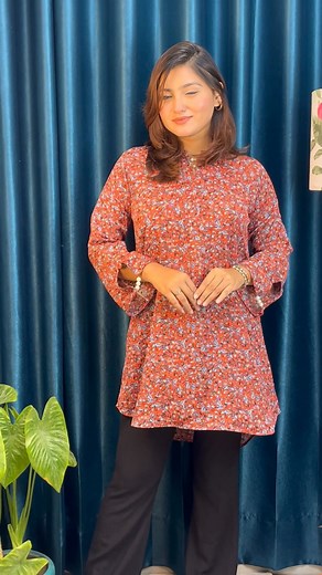 339 reactions · 35 comments | Embrace effortless elegance with our premium Korean Georgette one-piece  Designed for everyday comfort and a flattering flow, its long sleeves and soft fabric make it perfect for all seasons. ✨ Details: ✅ Front length: 34” ✅ Back length: 36” ✅ Sleeve: 20” ✅ Sizes: 36–46 #FemmeFiestaFashion #ElegantVibes #StyleInBloom #ModernLook #FashionInspo | Femme Fiesta Fashion | Facebook