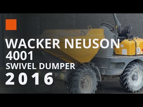 WACKER NEUSON 4001 | Used 4 Ton Site Dumper for Sale