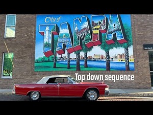 1965 Lincoln Continental Convertible Top Down REMOTE Sequence