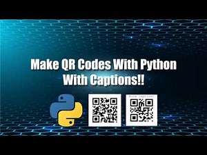Make QR Codes With Captions in Python