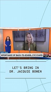 It's back-to-school season! While you're starting a new routine, don't forget to include a comprehensive eye exam on the calendar. Hear more about the importance of eye exams for your child this fall from AOA President, Dr. Jacquie Bowen. Schedule one now with an AOA doctor here: https://bit.ly/4g7mydJ | American Optometric Association