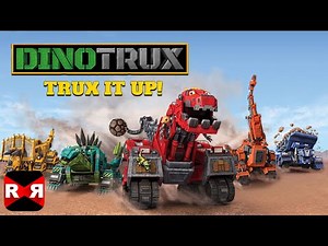 Dinotrux: Trux It Up! - dinosaurs, trucks, cranes and dozers for kids - iOS / Android Gameplay Video