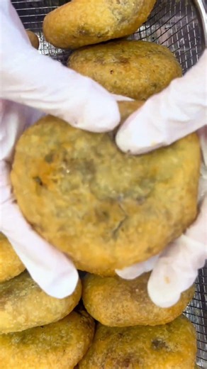 Crispy Fried Red Bean Rice Cake: Satisfying ASMR Crunch! | Satisfaction of the mouth