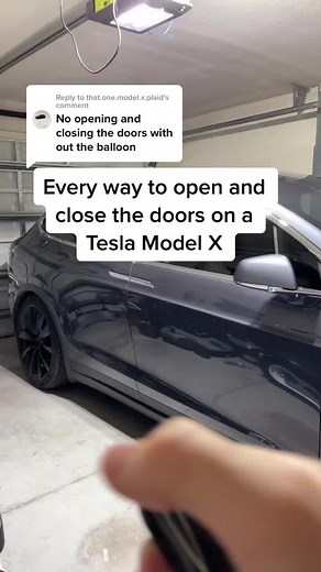 How to Open and Close Tesla Model X Doors