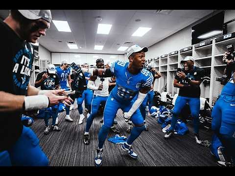 Lions clinch NFC North title: Locker room celebration | Extended Director's Cut 🎬