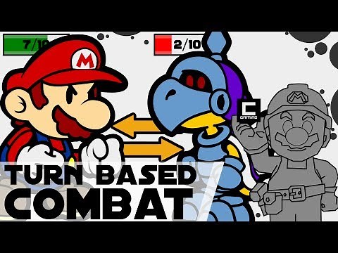 3 Designs for Turn Based Combat in Super Mario Maker.