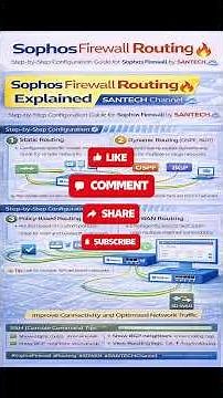 Sophos Firewall Routing Explained #shorts #shortvideo #sophos #cybersecurity #routing #networking