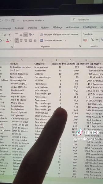 Comment séparer tes données sur plusieurs colonnes ? #excel #astuce #exceltricks #viral