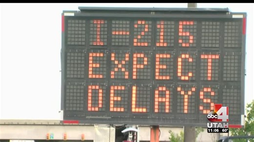 Traffic Alert: Some I-215 lanes and ramps to close over weekend for construction