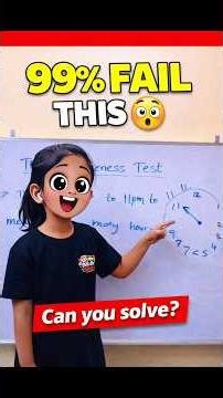 How Good Is Your Time Awareness? Try This!TimeTest #BrainTeaser #TimeAwareness#BrainGames