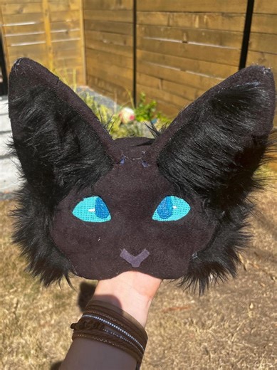 Black Cat Mask - Etsy