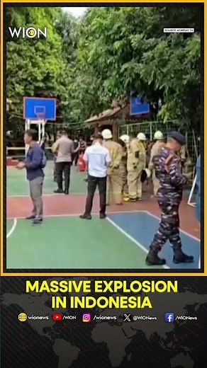 Several injured after explosion at school complex in Indonesian | WION SHORTS