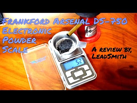 Frankford Arsenal DS 750 Electronic Powder Scale, a Review