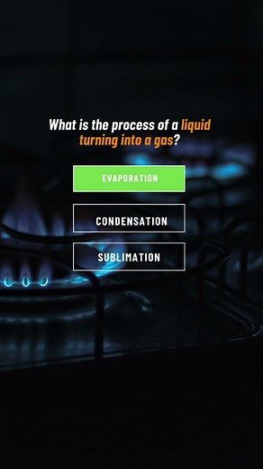 What is the process of a liquid turning into a gas?