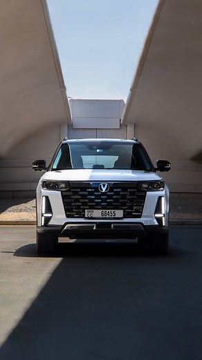 Changan UAE on Instagram: "The Changan CS95 is a full-size SUV that strikes the perfect balance between bold design and premium comfort. Its exterior features a commanding front grille, sharp LED headlights, sleek body lines, and a stylish rear with wraparound taillights and dual exhausts—giving it a confident and modern presence on the road. Step inside, and you're welcomed by a spacious, upscale cabin with high-quality leather seating, a digital instrument cluster, and a large infotainment scr