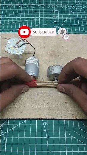 "How to Make a DIY Electricity Generator at Home | Easy Science Project"#shorts #diy #dcmotor