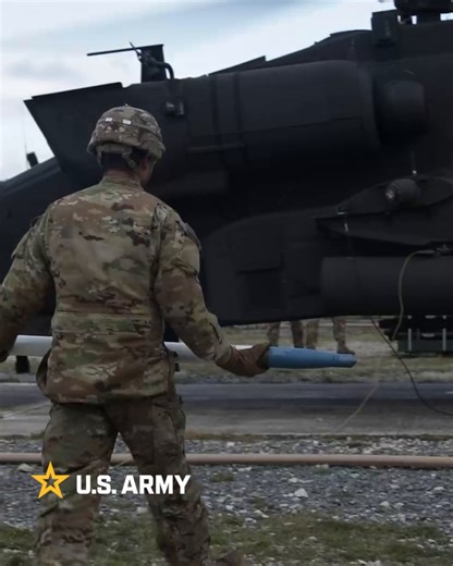 United States Army on Instagram: "Load 'em up, get 'em in air, and unleash hell! AH-64E Apaches are the Army's air asset that strikes with precision from above! #PopQuiz: Can you correctly name how many weapons systems are on an Apache helicopter? Video by Pfc. Ariana Smith"