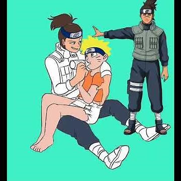 Naruto in diapers and being fed by Iruka (Category A)