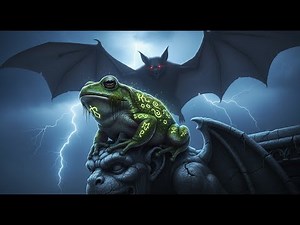 Roblox frogge with bat, creature of the night 🦇