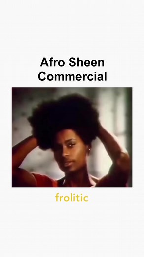 Ain’t nothing like some lovin’ dipped in Afro Sheen. #afrosheen #afro #blackhair #naturalhair #natural #hairlove #goodhair #blackmagic | Frolitic