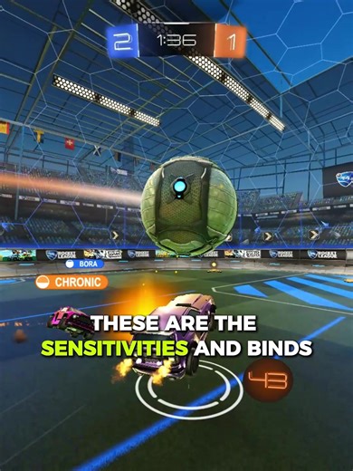 The best PRO Rocket League sensitivity’s and binds #rocketleague #rocketleaguevideos #rocketleaguesettings