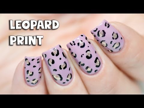 NAIL ART FOR BEGINNERS - Simple Leopard Print