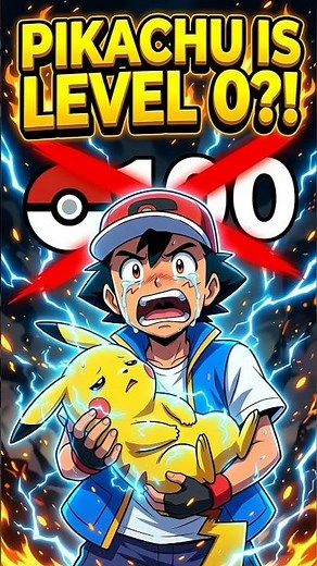 Ash’s Pikachu is NOT Level 100?! 😱 (The Dark Truth) #shorts