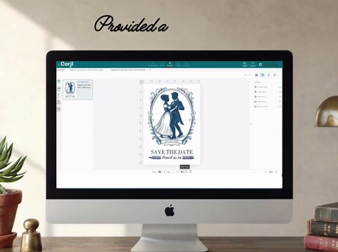 Regency Dance Card Save the Date | Editable Template | Based on Authentic Vintage Designs - Etsy