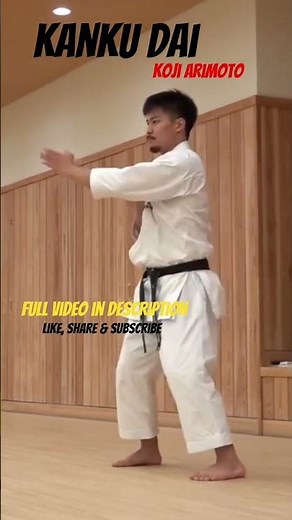 Excellent Kanku Dai Kata Demonstration | Sensei Koji Arimoto | JKS Japan HQ 🥋#kata #shorts