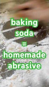 Use baking soda on your sink! 🫧