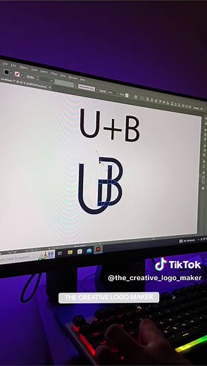 UB Logo 🔥#logo #3dmockup #graphicdesign #logochallenge #fypシ゚viral #fyp #fypシ #typography #logoprocess #logoname #trending #viral #viralvideo